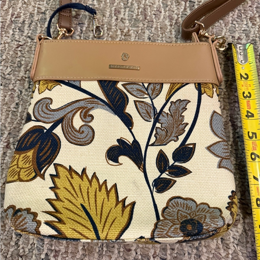 Spartina 449 “Yemaya” Floral Pattern Linen Crossbody w FREE Spartina 449 wallet
